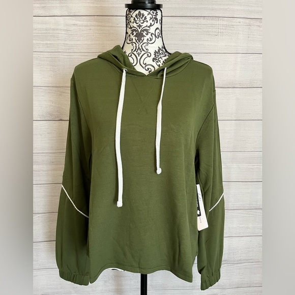 Nanette Lepore | NWT Scalloped Edge Hoodie - Picture 2 of 8